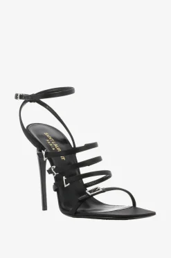 Absatzsandalen aus Satin und Kristallen Jerry 110