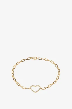Armband aus Gelbgold und Diamanten Big Love