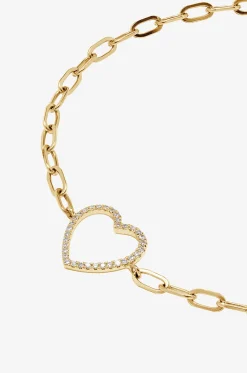 Armband aus Gelbgold und Diamanten Big Love
