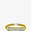 Armband aus Lurex und Silber mit Moissanit Buzios Mordoré