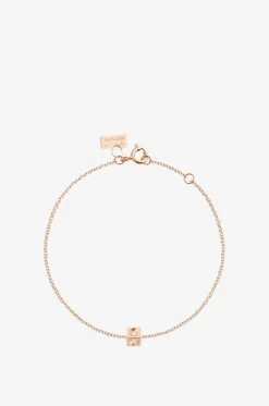 Armband aus Roségold und Diamanten Cubix