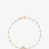 Armband aus Roségold und Harz mit Diamanten Lucky