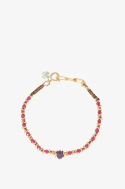 Armband aus Rubinen und Amethyst Adhiya