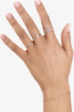 Armband aus Weissgold und Diamant One