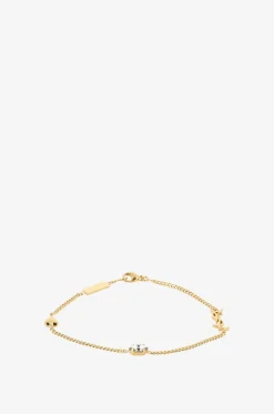 Armband mit Herzmotiv und Strass Opyum