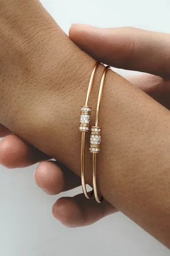 Armreif aus Roségold und Diamanten Le Fil de la Vie