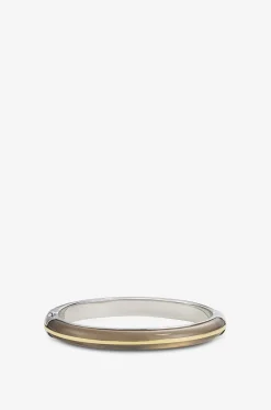 Armreif aus weissem Jaspis Essential Stacking - M