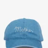 Baseballcap aus Baumwolldenim mit gesticktem Logo Mother