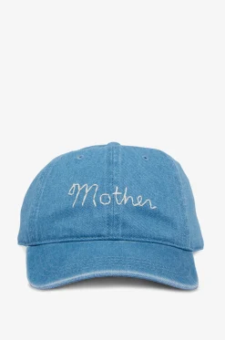 Baseballcap aus Baumwolldenim mit gesticktem Logo Mother