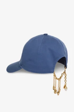 Baseballkappe aus Canvas mit Logostickerei Chloé Charms
