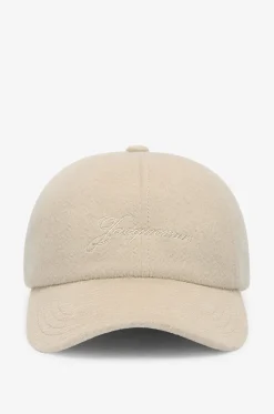Bestickte Wollmütze mit Logo Cachemiro