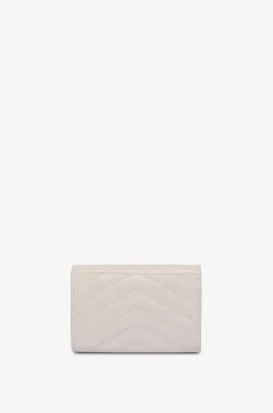 Brieftasche aus Grain de Poudre-Leder Cassandre Small