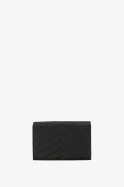 Brieftasche aus Grain de Poudre-Leder Cassandre Small