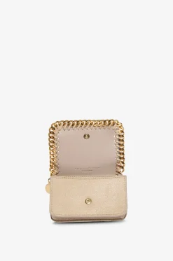 Brieftasche aus Kunstwildleder Falabella Shaggy Deer Small
