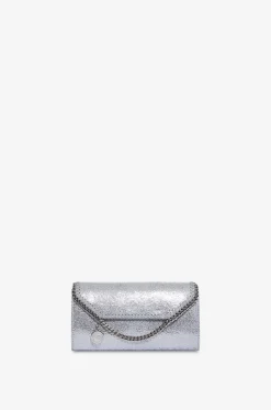 Brieftasche aus Kunstwildleder mit Kettengurt Falabella Continental