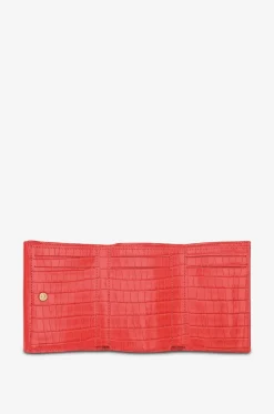 Brieftasche aus Leder in Krokodiloptik Longchamp Pocket