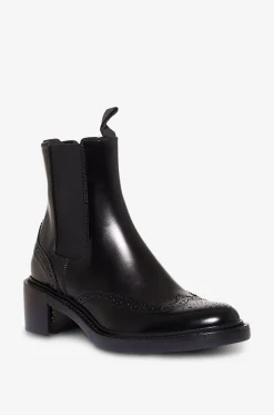 Chelseastiefeletten aus gebürstetem Leder Vincent 50