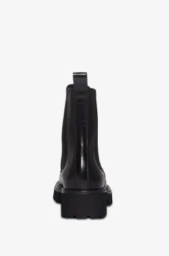 Chelsea-Stiefeletten aus Leder mit Profilsohle Worms Ranch