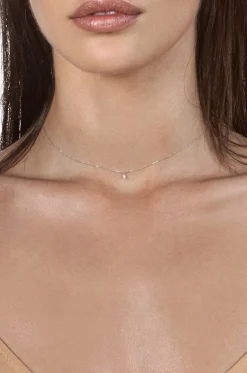 Choker aus Weissgold und Diamant Stardust