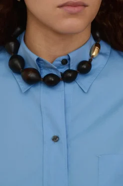 Choker-Halskette aus Harzperlen Zamia