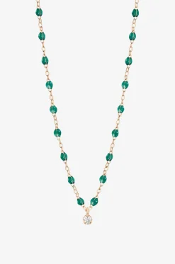 Choker-Kette aus Roségold und Diamant Gigi Suprême Émeraude