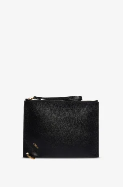Clutch aus genarbtem Leder Chloé Spin