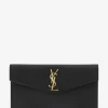 Clutch aus Grain de Poudre-Leder Uptown