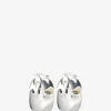 Creolen aus Harz Mini Organic Silver & Clear