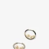 Creolen aus Silber mit Perlen Trio Pearl Hoops
