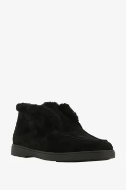Desert Boots aus Wildleder und Shearling