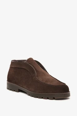 Desert Boots aus Wildleder und Shearling