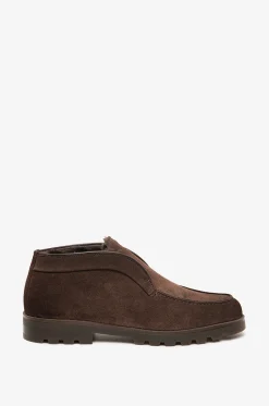 Desert Boots aus Wildleder und Shearling