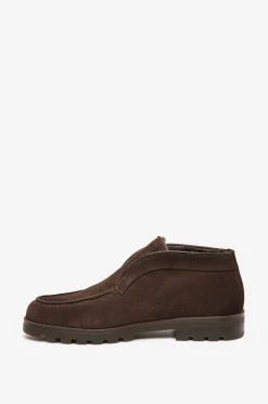 Desert Boots aus Wildleder und Shearling