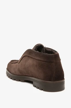 Desert Boots aus Wildleder und Shearling