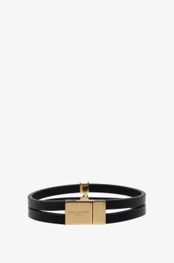 Doppeltes Lederarmband Cassandre