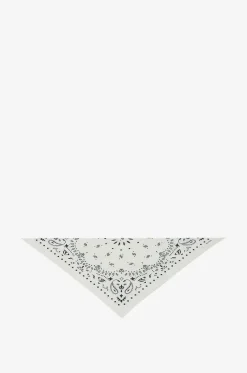 Dreieckstuch mit Bandana-Print aus Kaschmir und Seide Tifa