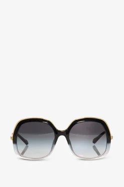 Eckige Acetat-Sonnenbrille