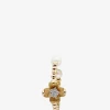 Einzelne Gelbgold-Creole mit Diamanten Must-Have