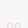 Einzelne Roségold-Creole mit Diamanten Officiel - 19mm