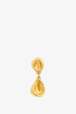 Einzelner goldener Ohrhänger Intemporelle