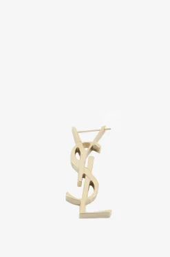 Einzelner goldener Ohrring Cassandre Chunky