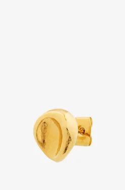 Einzelner goldener Ohrstecker Intemporelle