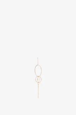 Einzelner Ohrring aus Roségold Coachella M