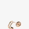 Einzelner Ohrring aus Roségold und Diamanten Charlie Double