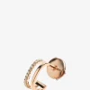 Einzelner Ohrring aus Roségold und Diamanten Charlie Double