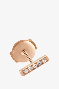Einzelner Ohrstecker aus Roségold und Diamanten Medellin