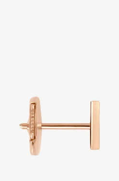 Einzelner Ohrstecker aus Roségold und Diamanten Medellin