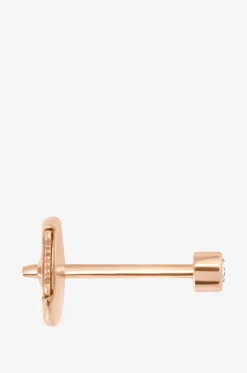 Einzelner Ohrstecker aus Roségold und Diamant One