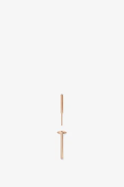 Einzelner Roségold-Ohrring mit Diamant Massaï