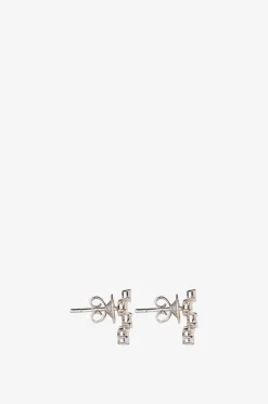 Einzelner Weissgold-Ohrstecker mit Diamanten Elf 4